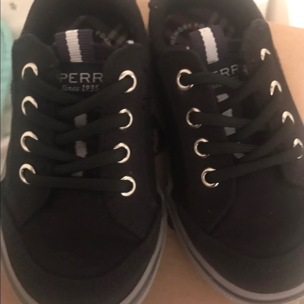 Baby boy Sperry Size 6M Black/Grey